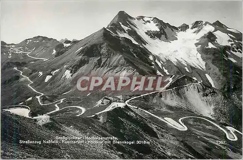 Moderne Karte Grossglockner Hochalpenstrasse