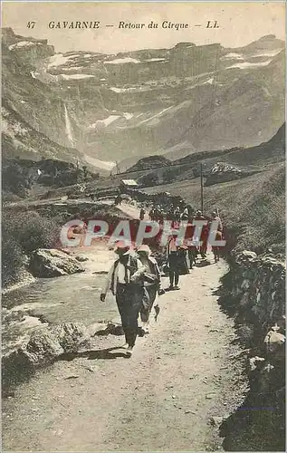 Ansichtskarte AK Gavarnie retour du cirque