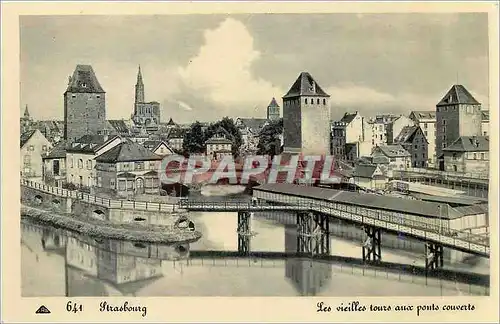 Cartes postales moderne Strasbourg les vieilles tours aux ponts couverts