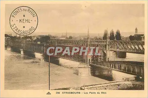 Cartes postales Strasbourg les ponts du rhin