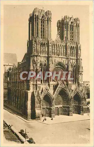 Cartes postales Reims la cathedrale la ville renaissante