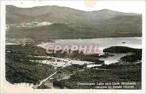 Cartes postales moderne Chateaugay lake and lyon mountain (skyview by dwight church)