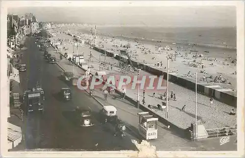 Moderne Karte La baule vue generale de la plage vers pornichet