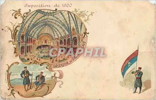 Cartes postales Exposition de 1900 Interieur du Grand Palais