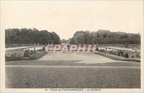 Ansichtskarte AK Palais de fontainebleau le parterre