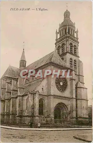 Cartes postales Isle adam l eglise