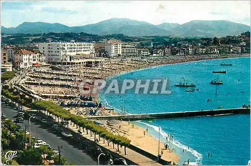 Moderne Karte Saint jean de luz la plage