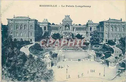 Cartes postales Marseille le palais longchamp