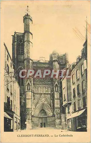 Cartes postales Clermont ferrand la cathedrale