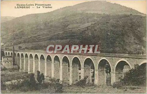 Ansichtskarte AK Langeac le viaduc haute loire pittoresque