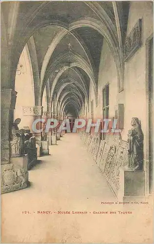 Cartes postales Nancy musee lorrain galerie des taques