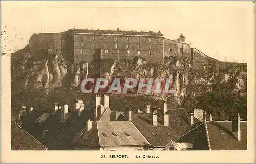 Cartes postales Belfort le chateau