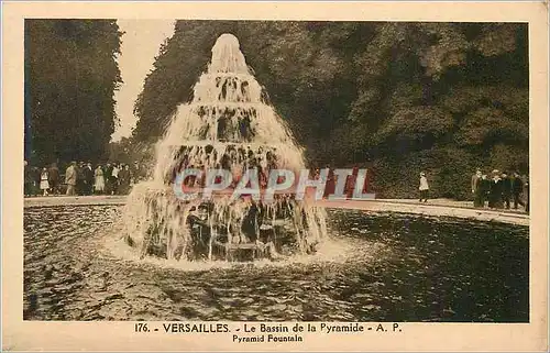 Ansichtskarte AK Versailles le bassin de la pyramide