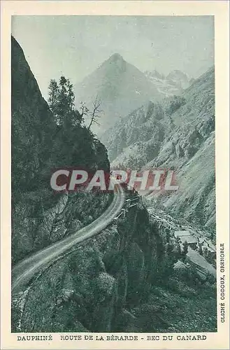 Cartes postales Dauphine route de la berarde bec du canard