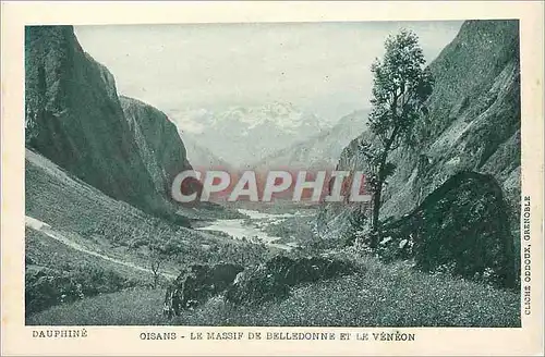 Ansichtskarte AK Dauphine oisans le massif de belledonne et le veneon