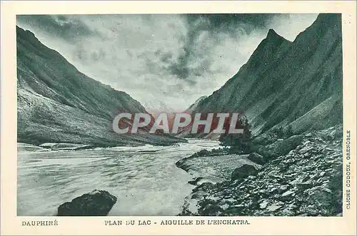 Cartes postales Dauphine plan du lac aiguille de l enchatra