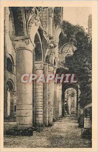 Cartes postales Ancienne abbaye de jumieges l eglise notre dame bas cote sud