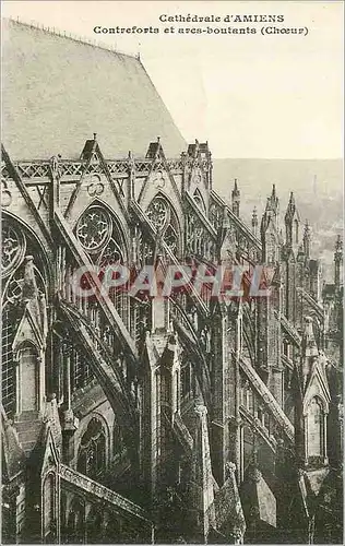 Ansichtskarte AK Cathedrale d amiens contreforts et arcs boutants (choeur)