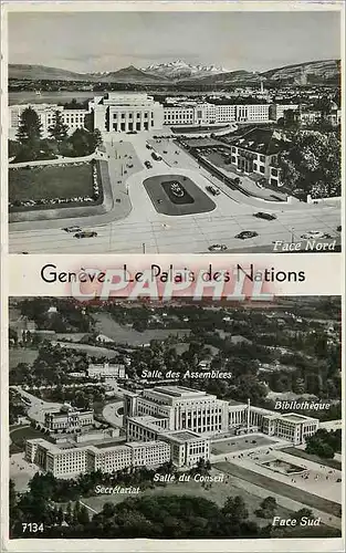 Cartes postales moderne Geneve le palais des nations
