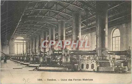 Cartes postales Geneve usine des forces mortrices