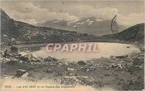 Cartes postales Lac d ai (1920 m) et chaine des diablerets
