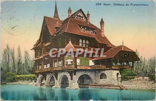 Cartes postales Nyon chateau de promenthoux