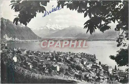 Cartes postales moderne Montreux et les dents du midi