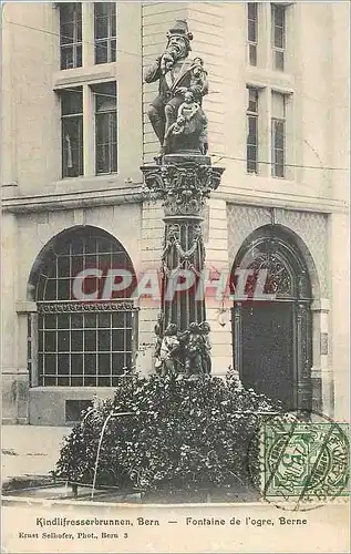 Cartes postales Berne Fontaine de l orgre