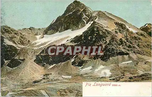 Cartes postales Piz languard 3268 m
