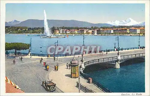 Cartes postales Geneve La rade
