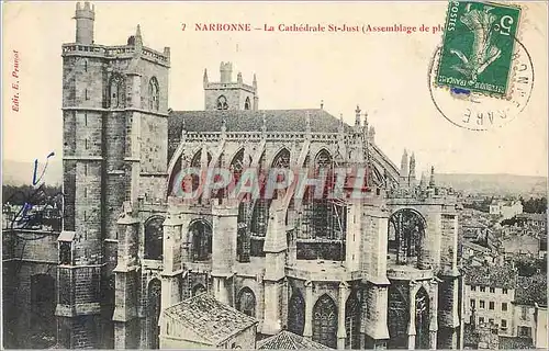 Cartes postales Narbonne La Cathedrale Saint Just Assembalge