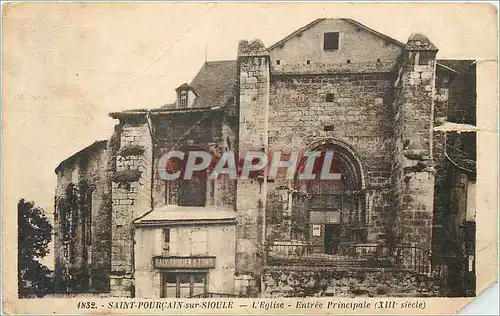 Cartes postales Saint Pourcain sur Sioule L Eglise Entree Principale xiii siecle