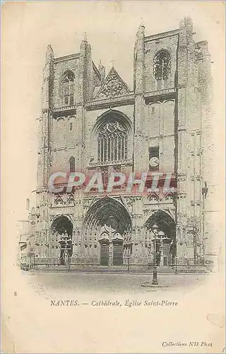 Ansichtskarte AK Nantes Cathedrale Eglise Saint Pierre