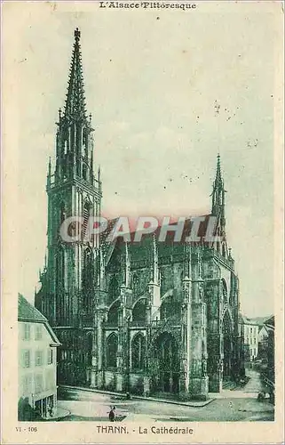 Ansichtskarte AK L Alsace Pittoresque Thann La Cathedrale