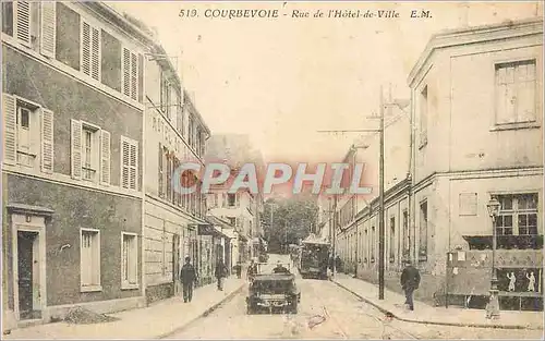 Cartes postales Courbevoie Rue de l Hotel de Ville