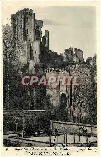 Cartes postales Lavardin Le Chateau mous hist xii xiv et xv siecles