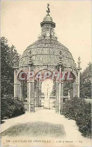 Cartes postales Chateau de Chantilly L Ile d Amour