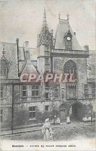 Cartes postales Bourges Entree du Palais Jacques Coeur