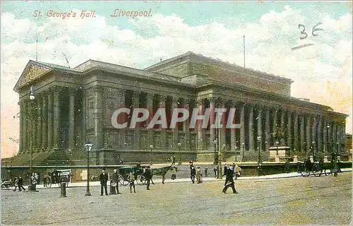 Cartes postales St George Hall Liverpool