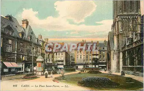 Cartes postales Caen La Place Saint Pierre