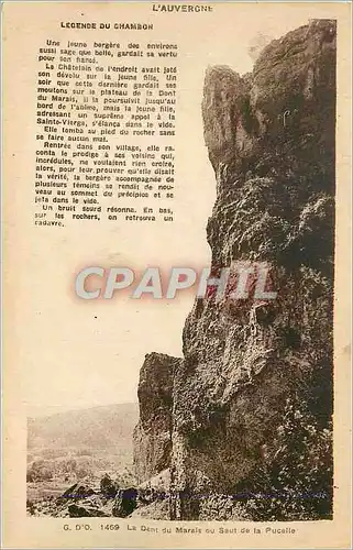 Cartes postales L Auvergne Legendre du Chambon