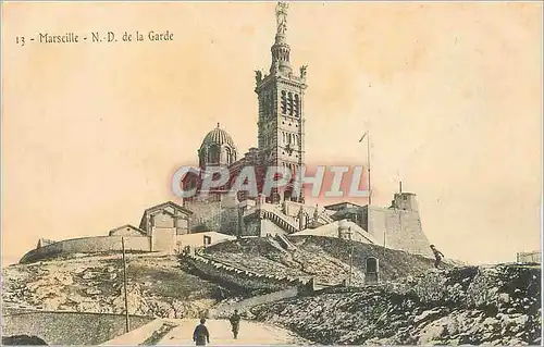 Cartes postales Marseille N D de la Garde