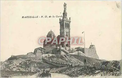 Cartes postales Marseille N D de la Garde