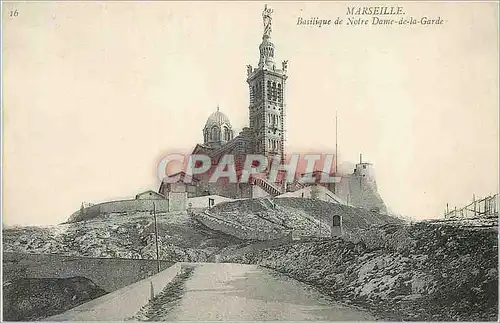 Cartes postales Marseille Basilique de Notre Dame de la Garde