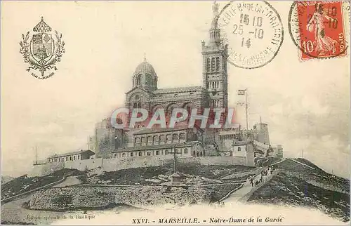 Cartes postales Marseille Notre Dame de la Garde