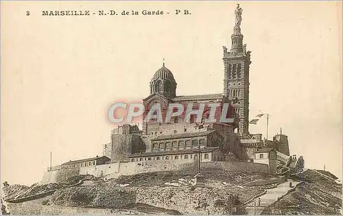 Cartes postales Marseille N D de la Garde