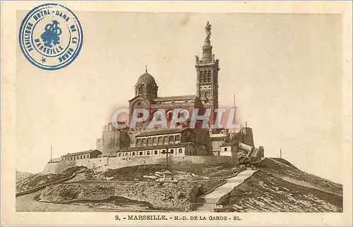 Cartes postales Marseille N D de la Garde