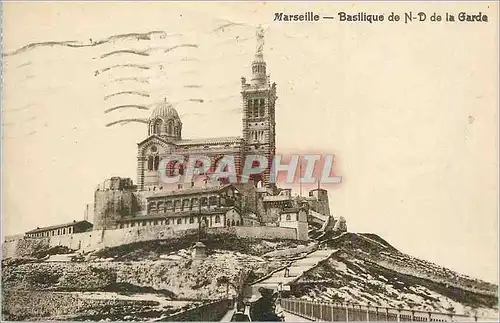 Cartes postales Marseille Basilique N D de la Garde