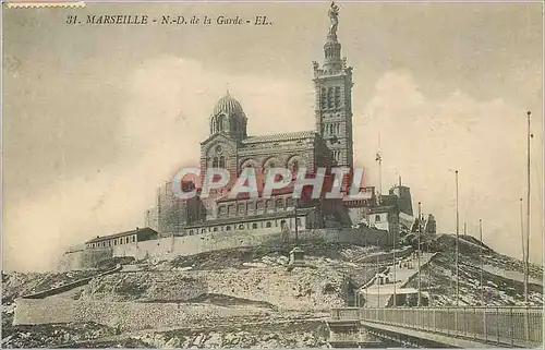 Cartes postales Marseille N D de la Garde