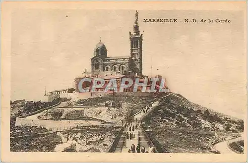 Cartes postales Marseille N D de la Garde